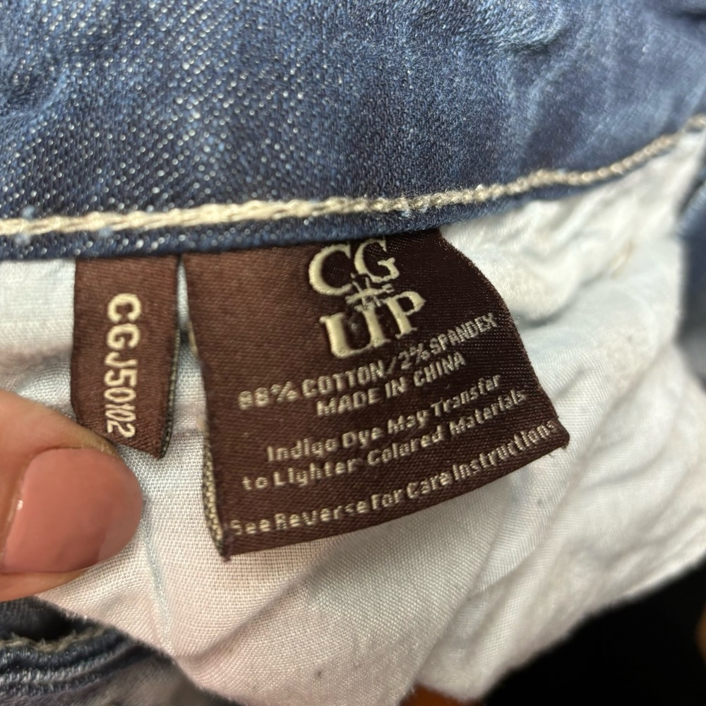 Cowgirl Up Bootcut Jeans Embellished Back Pocket Stretch Women's Size 30/36 - Picture 4 of 7